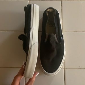 Women’s Slip on Vans Dark Green 9.5